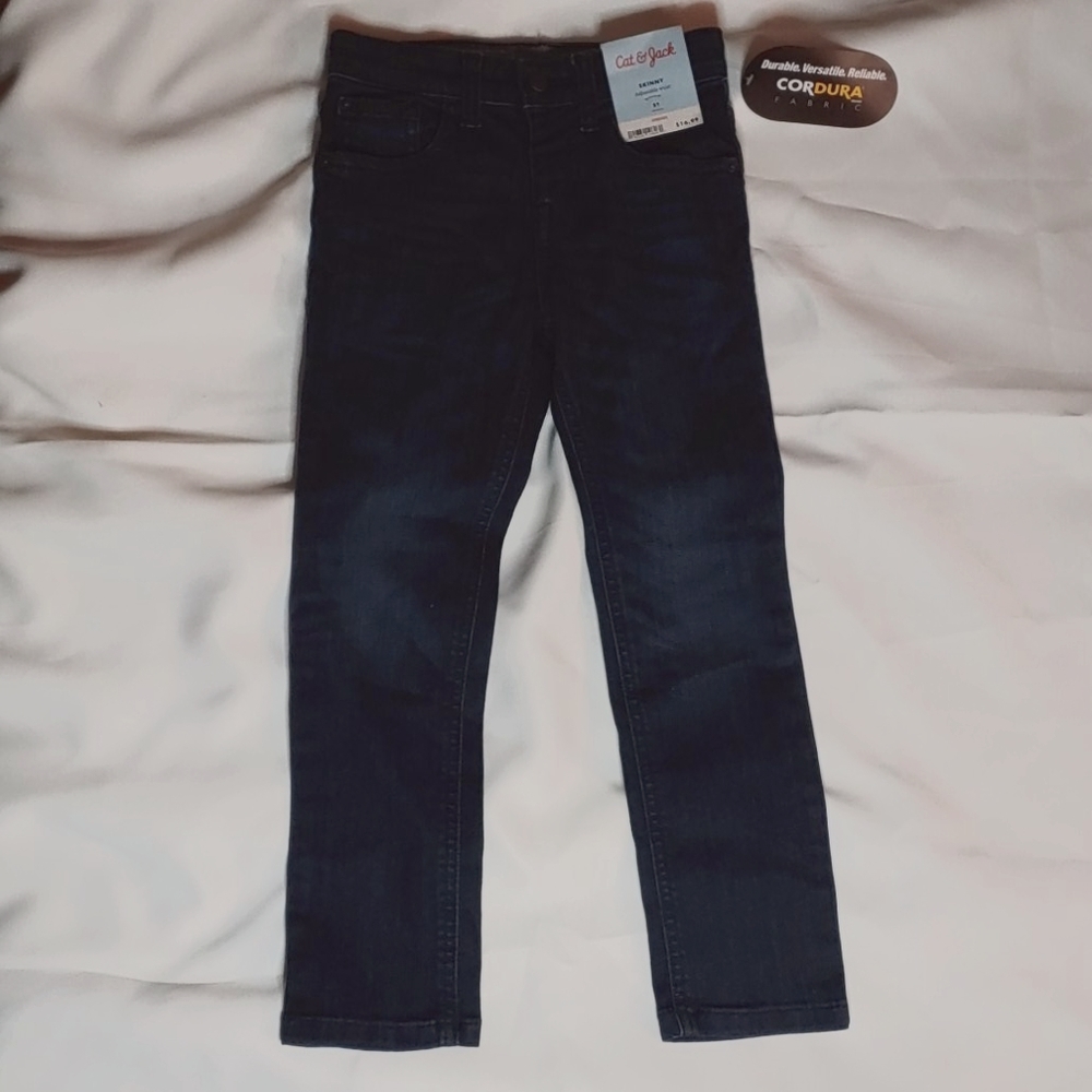 Toddler Boys' Cordura Tough Denim Skinny Jeans